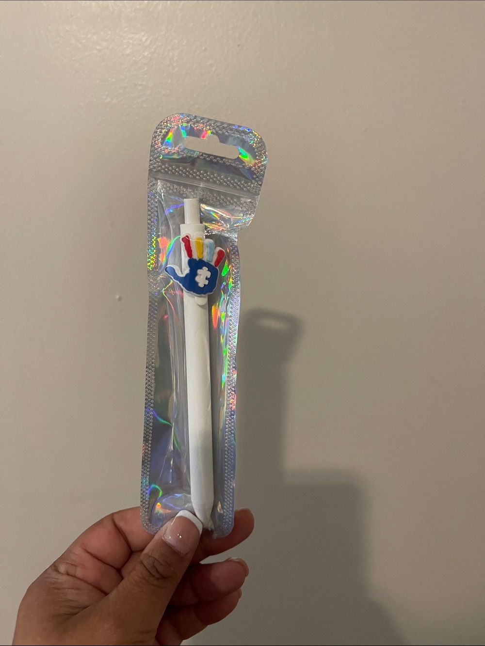 Blue Heart Charm Party Pen - Unbranded